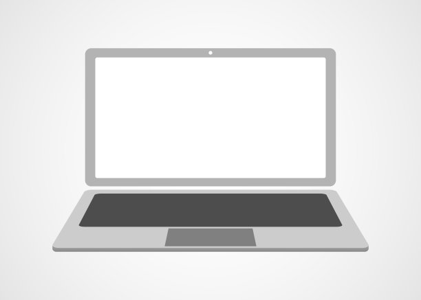 现代空白笔记本电脑图片下载