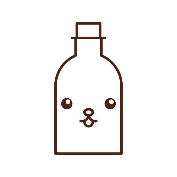 瓶子玻璃卡哇伊性格图片下载