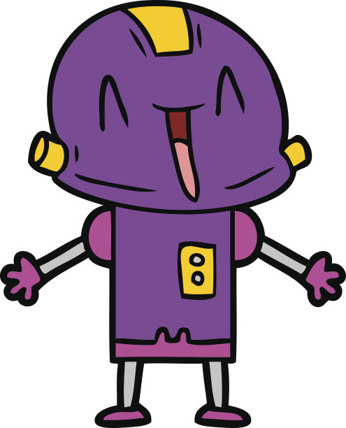 卡通机器人图片下载