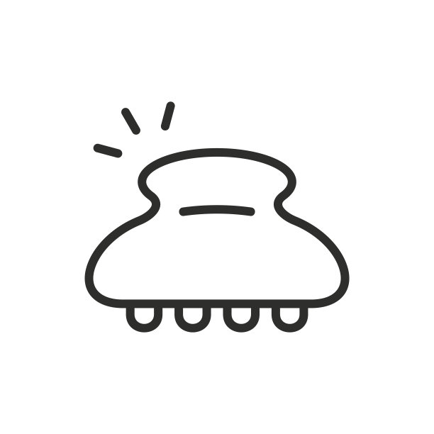 发夹矢量图标图片下载