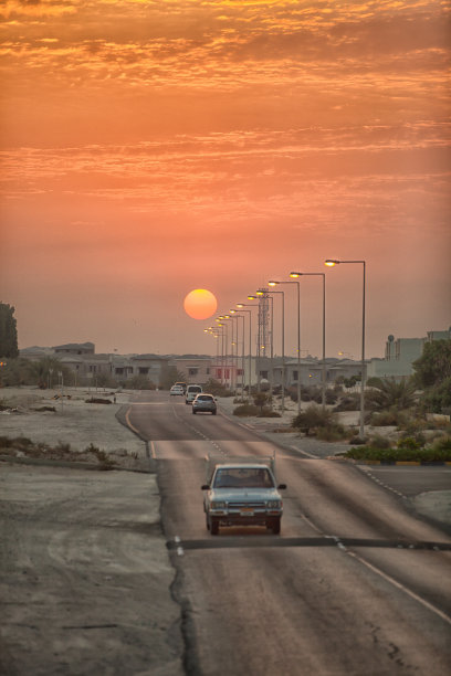 日落之路图片下载