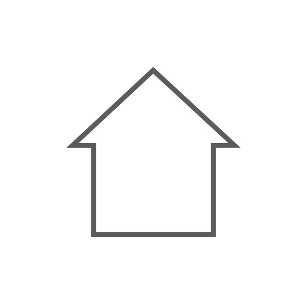 房屋线条图标图片下载