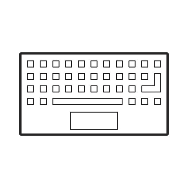 计算机键盘隔离图标图片下载