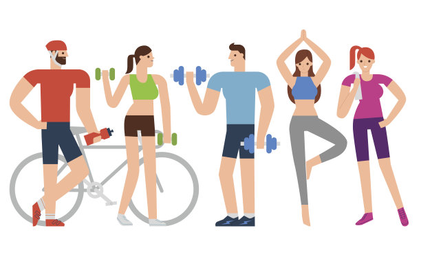 运动信息图素材图片