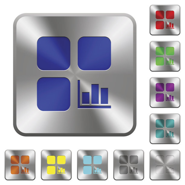 组件统计圆角方钢按钮图片下载