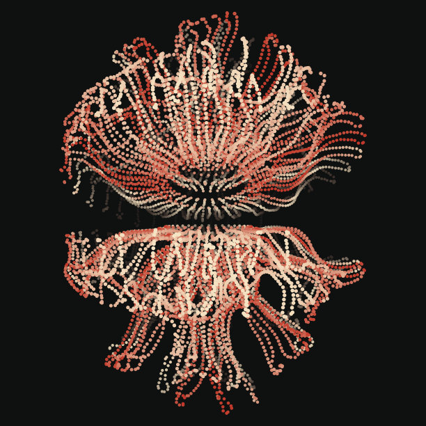 抽象的未来设计。连接结构。矢量插图。图片下载