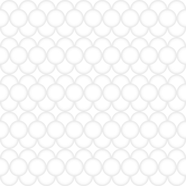 无缝模式，抽象，圆形形状与梯度，白色，向量图片下载