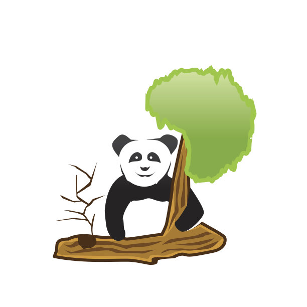 熊猫插图图片下载