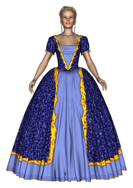 3D渲染童话公主图片下载