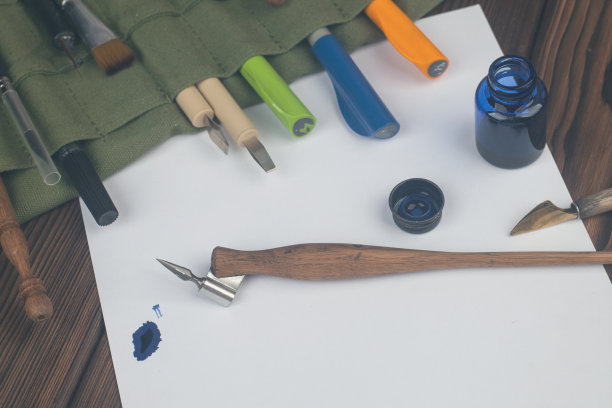 书法，爱好，教育理念，调色照片图片下载