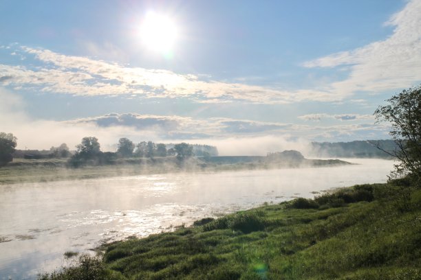 河上的早晨图片下载