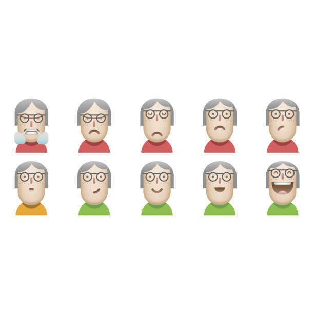 客户满意头像图标集图片下载