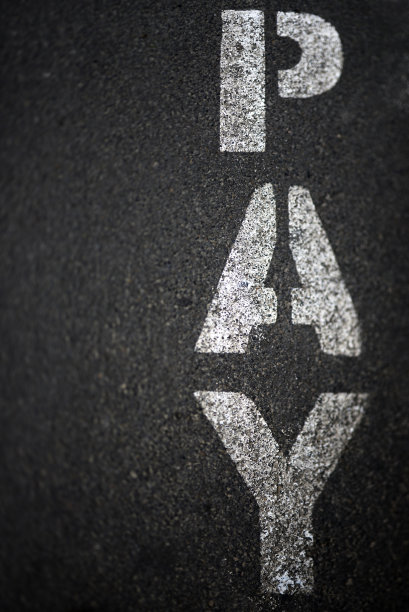 沥青付费地面标记图片下载