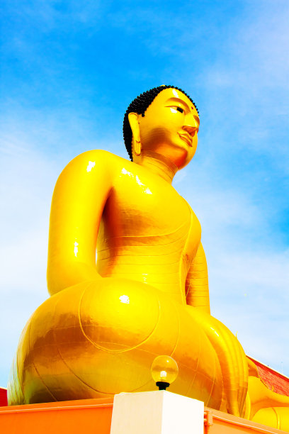 佛像，泰国大金佛图片下载