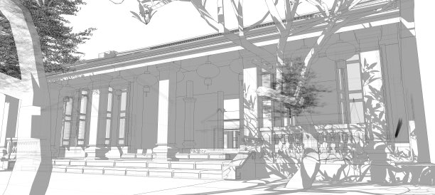 老越南复古/素描3D渲染图像图片下载