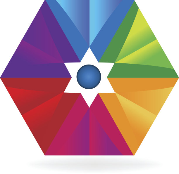 抽象彩色图标设计调色板的色彩图片下载