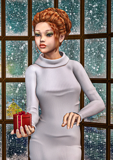 3D渲染圣诞礼物图片下载