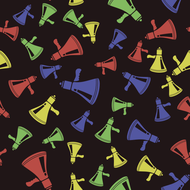 彩色扬声器纹理的黑色背景图片下载