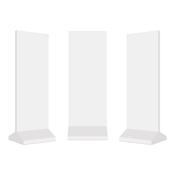 户外广告POS POI站横幅或灯箱。矢量模拟模板为您的设计做好准备。图片下载