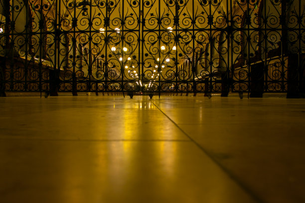 克拉科夫的旧栅栏图片下载