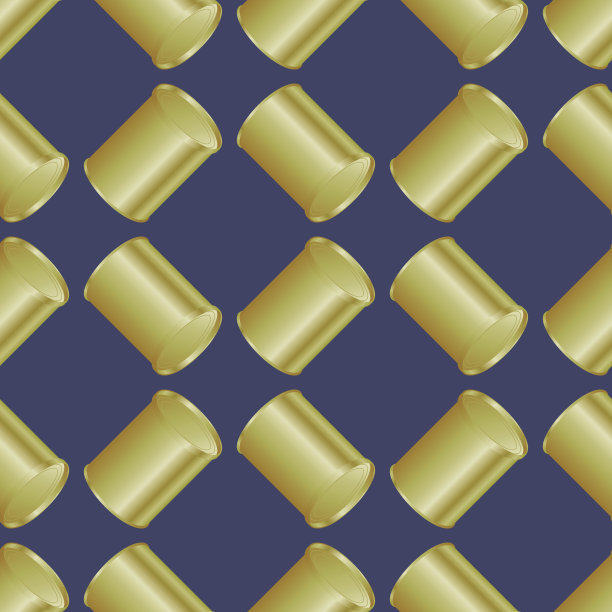 金属罐无缝图案图片下载