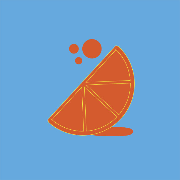 一半橘子图片下载