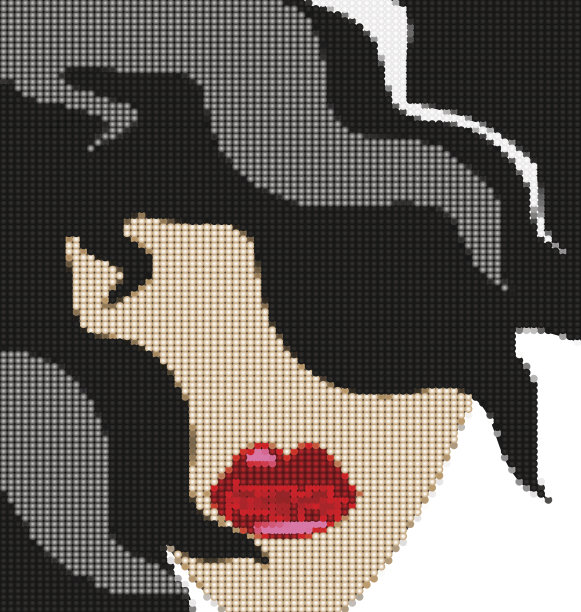 摘要女性面部图片下载