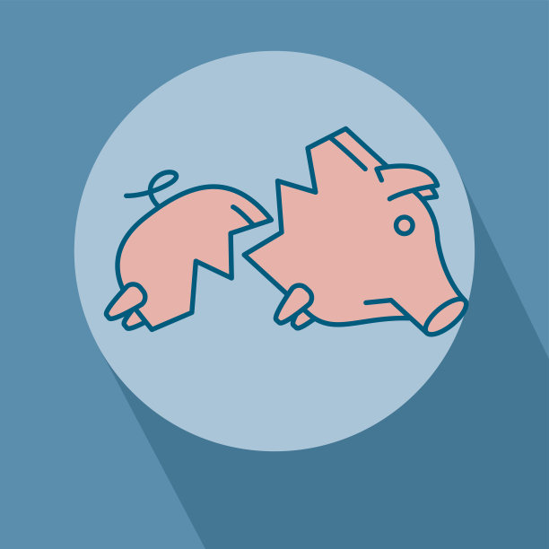 可悲的破储蓄罐或储蓄罐图片下载