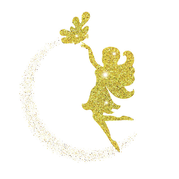 魔法仙女与灰尘闪烁素材图片