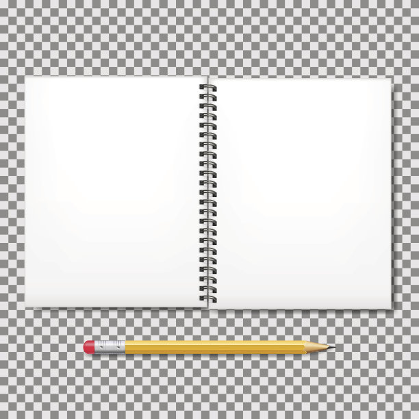 笔记本模型与地方为您的文本或图像。图片下载