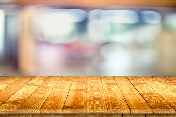 木制的台面，有着古老的自然图案。图片下载