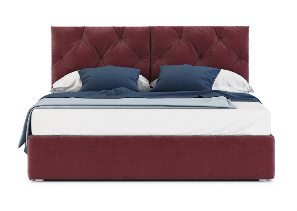 床孤立在白色背景上。3 d渲染。图片下载