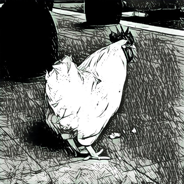 数字插图在绘画风格。广场形象的2017年中国新年象征。图片下载