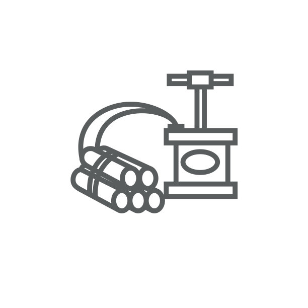 炸药和雷管线图标图片下载