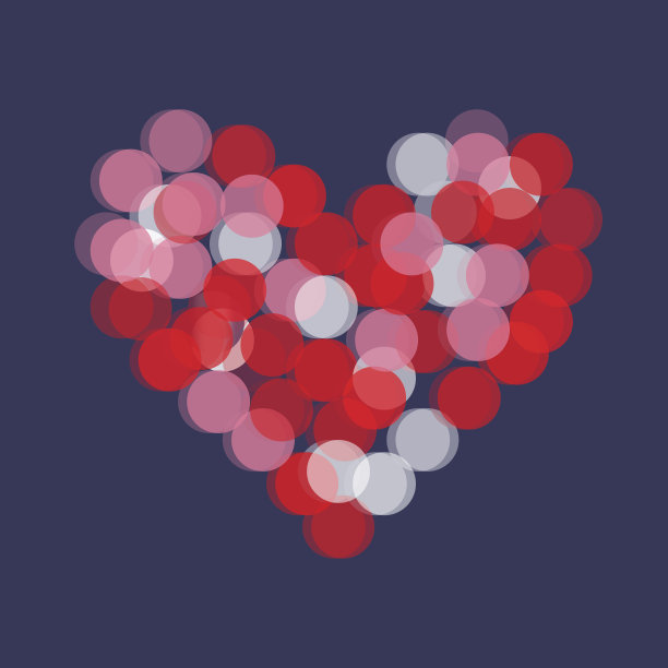 散景灯在一个心型孤立矢量模拟插图。伟大的模糊浪漫背景或婚礼邀请封面或乔迁礼品卡模板。图片下载