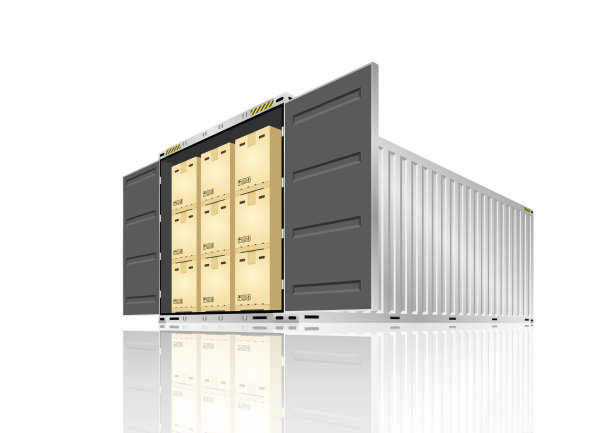 货物集装箱向量图片下载