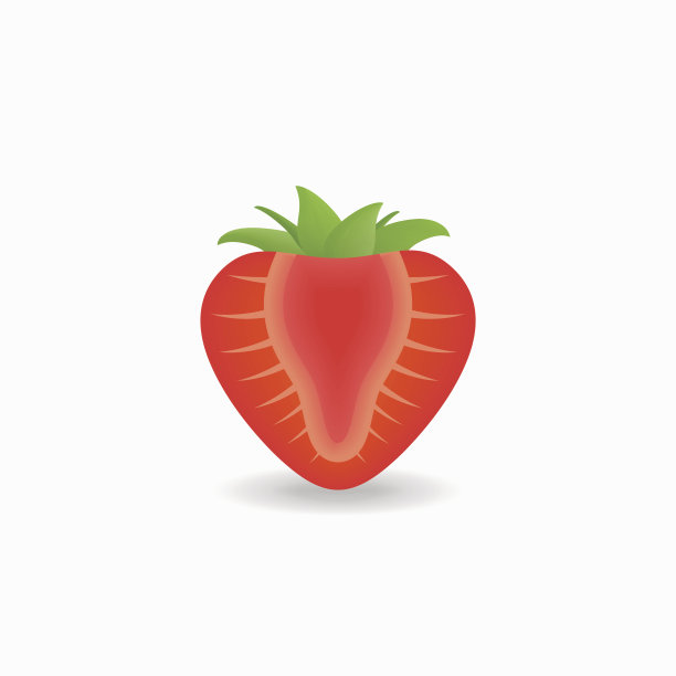 草莓矢量图素材ID：308540358