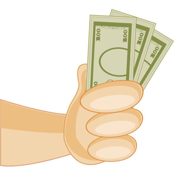 手里拿着钱图片下载