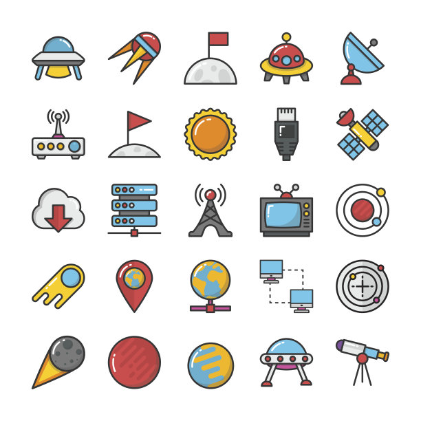 空间矢量图标3图片下载