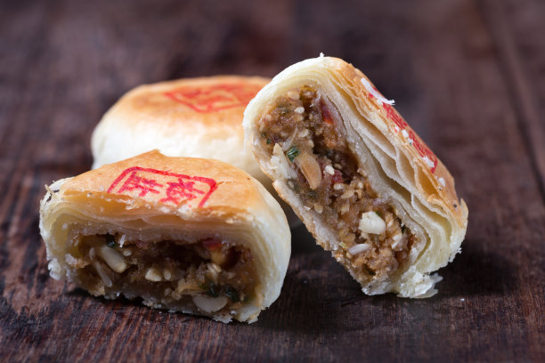 中式馅饼素材图片