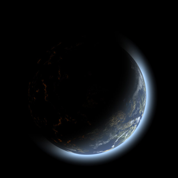 来自太空的地球素材图片