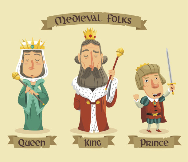 中世纪的人物设定图片下载