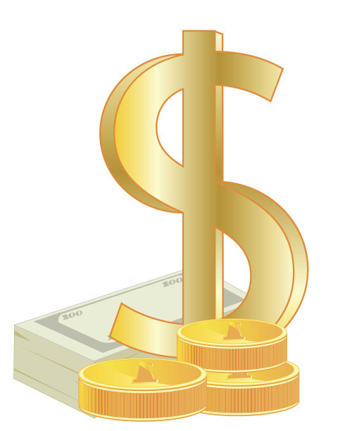 符号美元和硬币图片下载