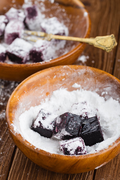 自制紫色土耳其软糖食谱图片下载