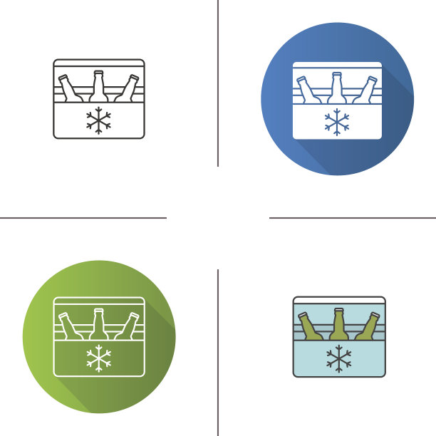 便携式冰箱图标图片下载