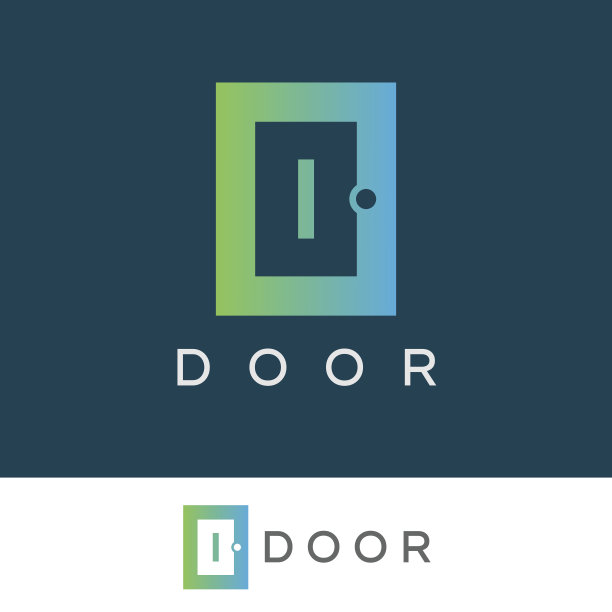 门首字母I图标设计素材图片