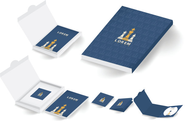 企业品牌和包装的集合图片下载