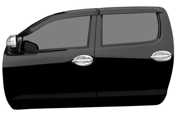 黑色车门隔离在白色背景与剪辑路径图片下载