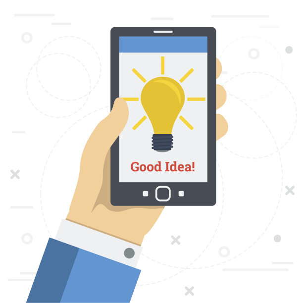 商人手在监视器上加载应用程序图片下载