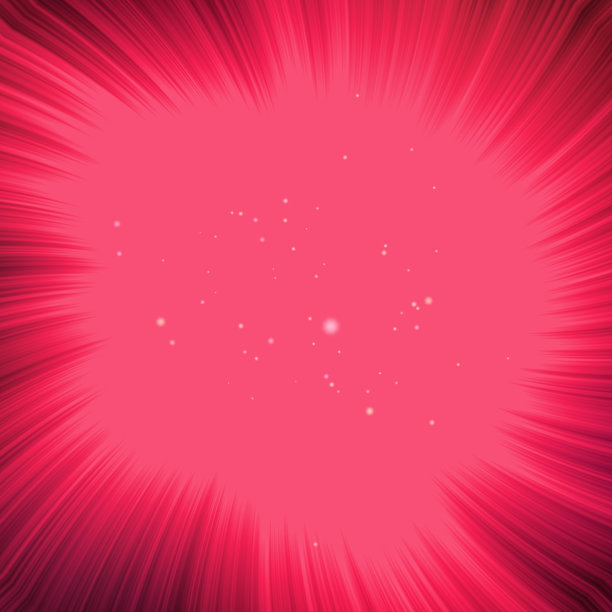 优雅的星星以彩虹的颜色旋转小球。插图。明亮的抽象背景图片下载